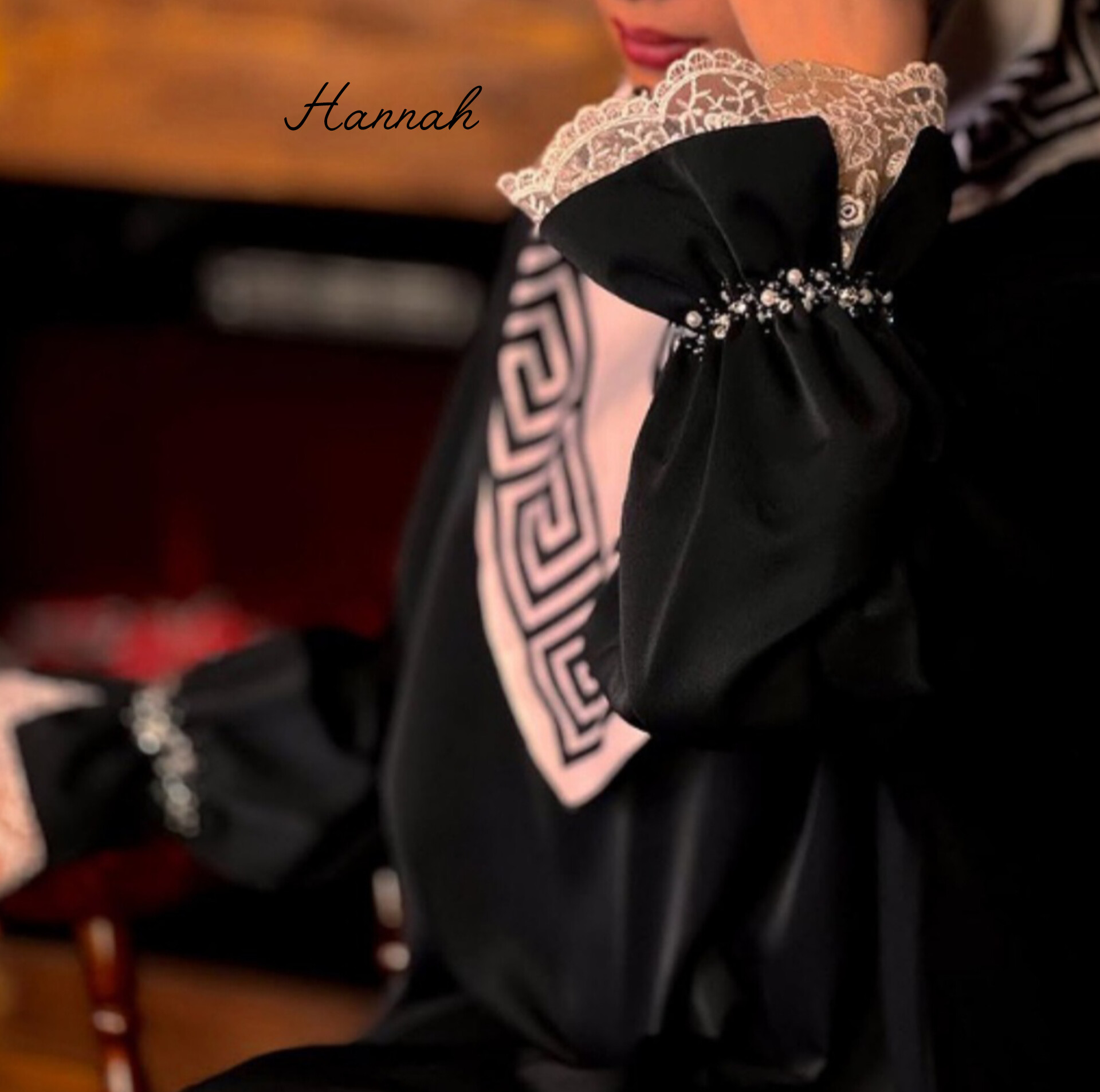 عبای جواهر دوزی مدل ارزو